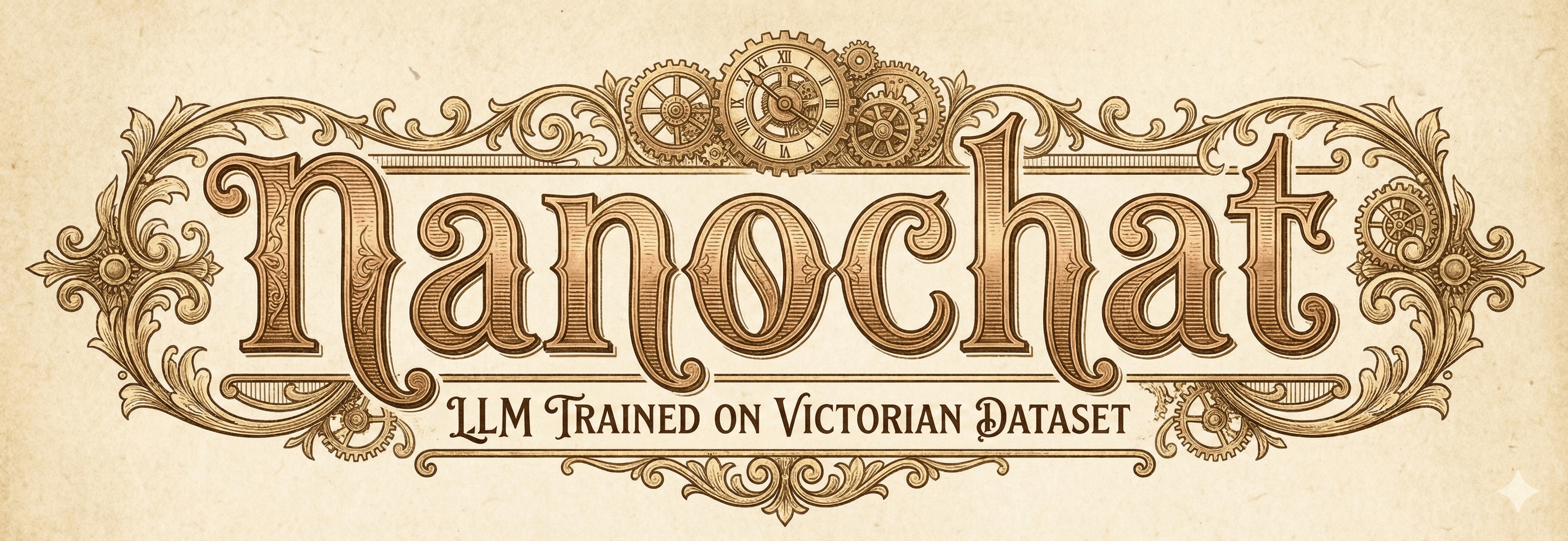 Trying to make a Victorian LLM with Nanochat